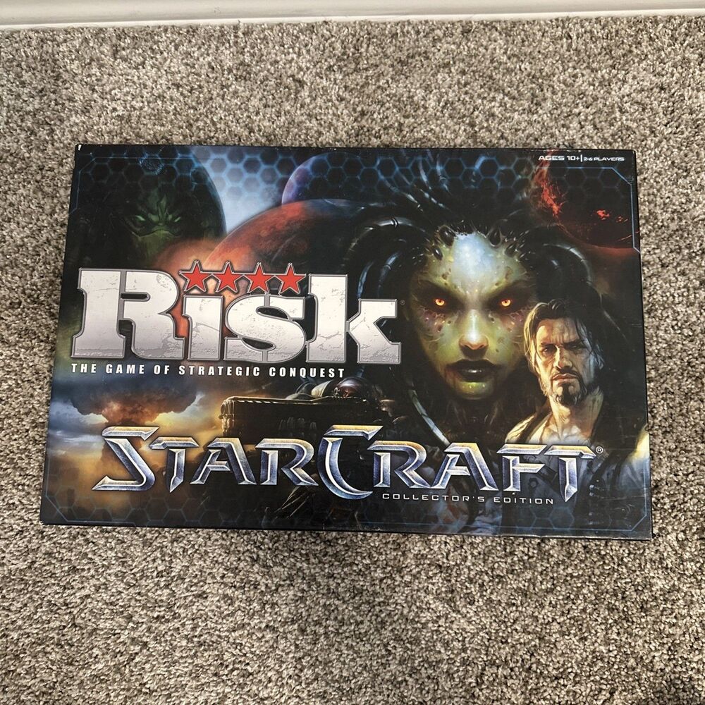 2012 RISK STARCRAFT Collector's Edition Board Game Hasbro Blizzard NEW OPEN BOX